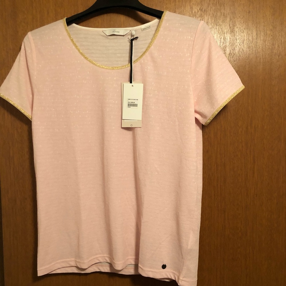 NWT Numph Pink Jersey T-shirt